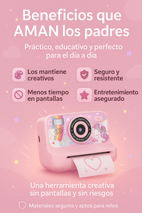 ✨📸 Cámara Digital para Niños con Impresión Instantanea 📸✨